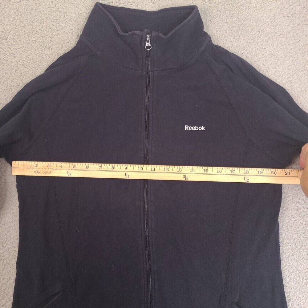 Reebok Womens‎ Full Zip Activewear Jacket Size 2XL Hydromove Cotton Blend - Picture 4 of 12